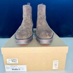 CHRISTIAN LOUBOUTIN - SUEDE CHELSEA BOOTS
